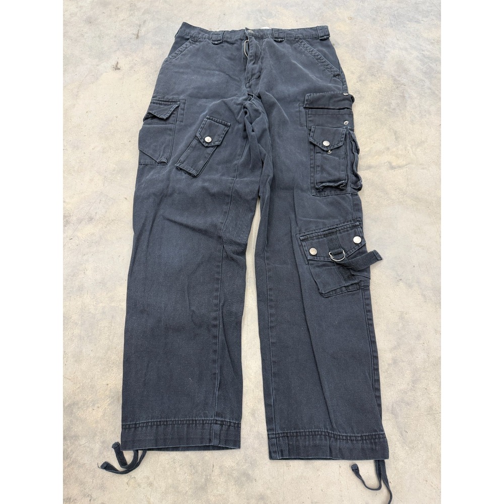 BDG By Urban Outfitters Cargo Pants Womens 32 Charcoal Utility Baggy Streetwear